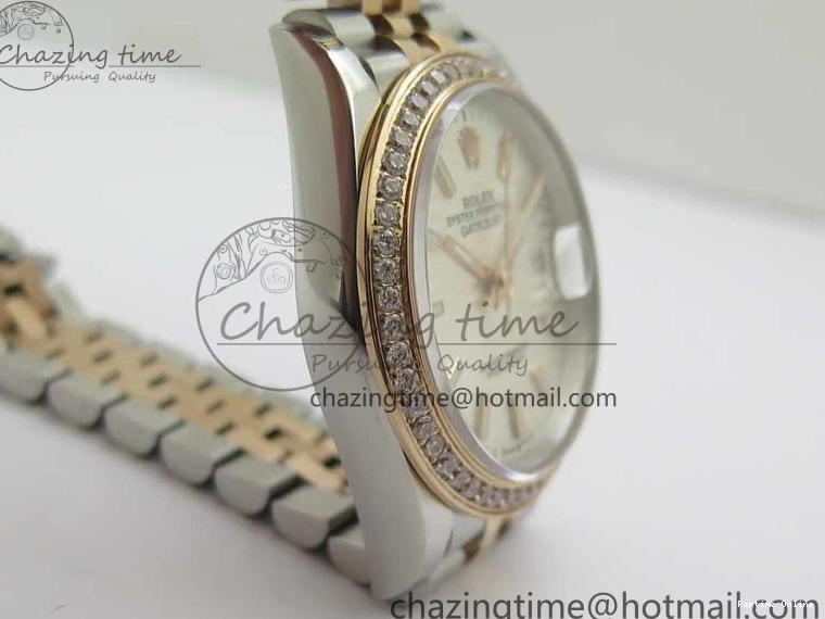 1227 Sustainable DateJust 36 SS RG 126281 BP Maker 1:1 Best Edition Silver Dial on Oyster Bracelet 2502